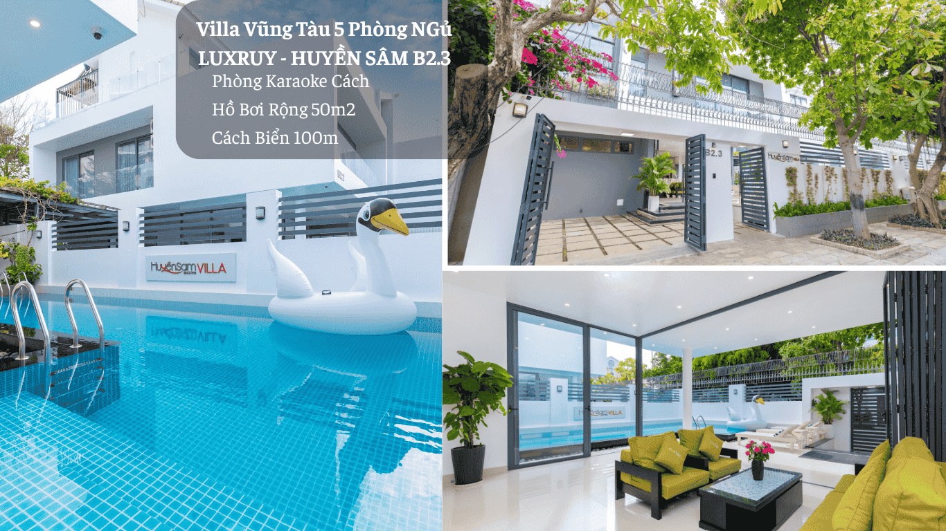 villa vũng tàu 5 phòng ngủ huyền sâm b2.3