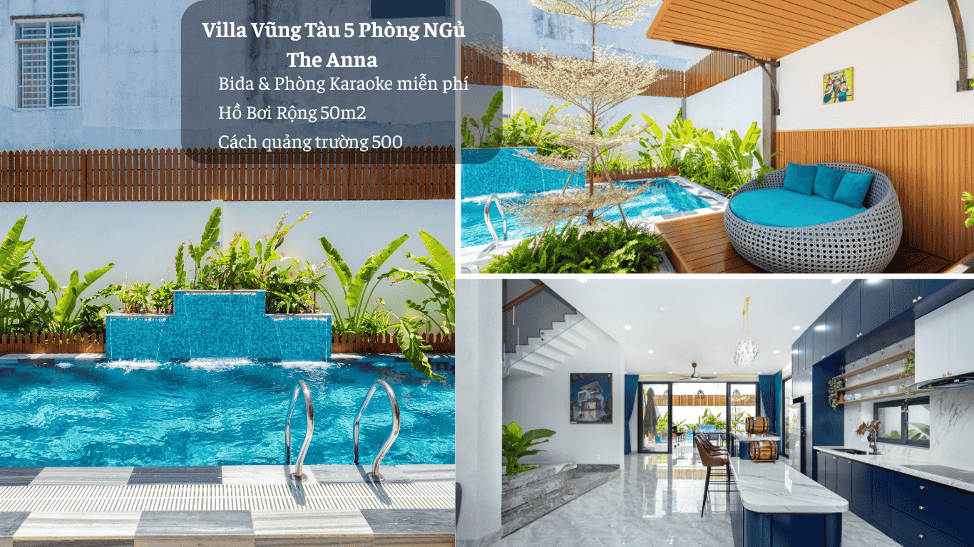 villa vũng tàu 5 phòng ngủ