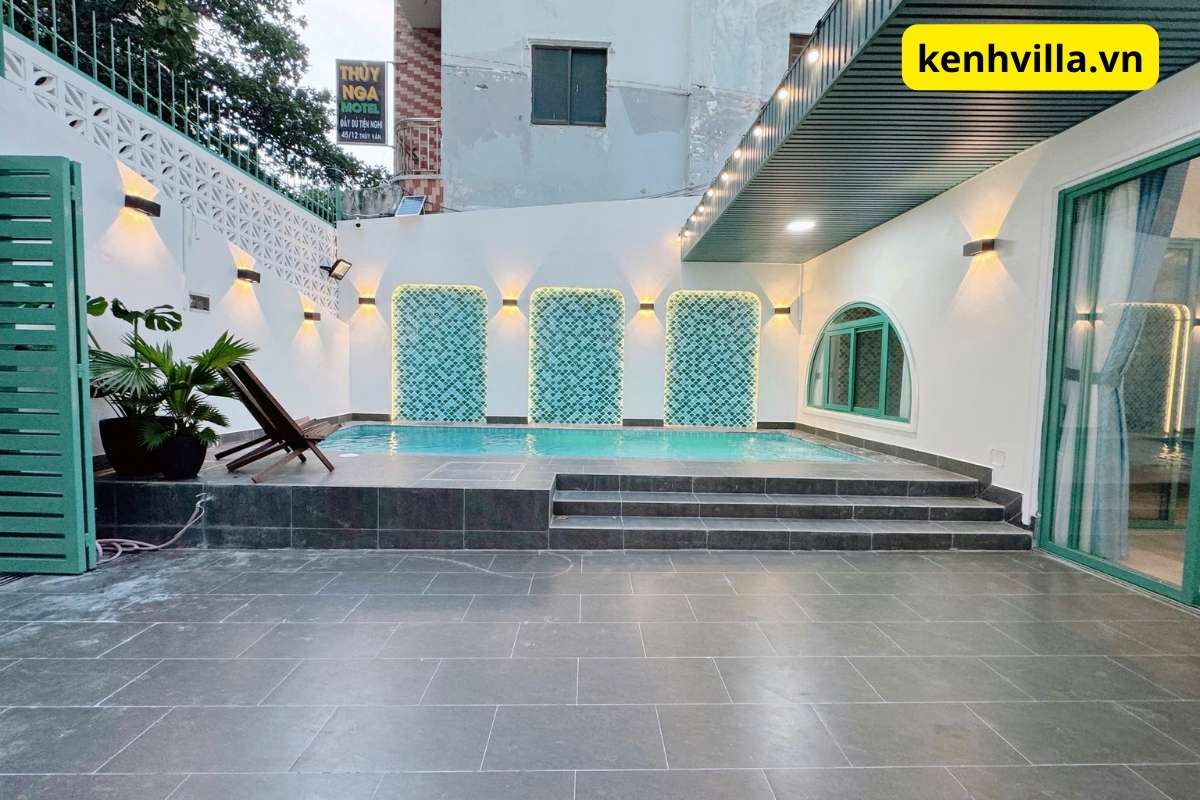 villa sát biển bãi sau